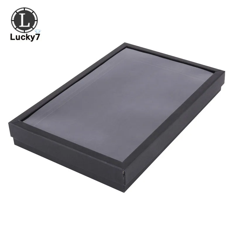 100-position Ring Tray Velvet Sponge Ring Display Box Cardboard Jewelry Storage Box Dust-proof Cover Tray