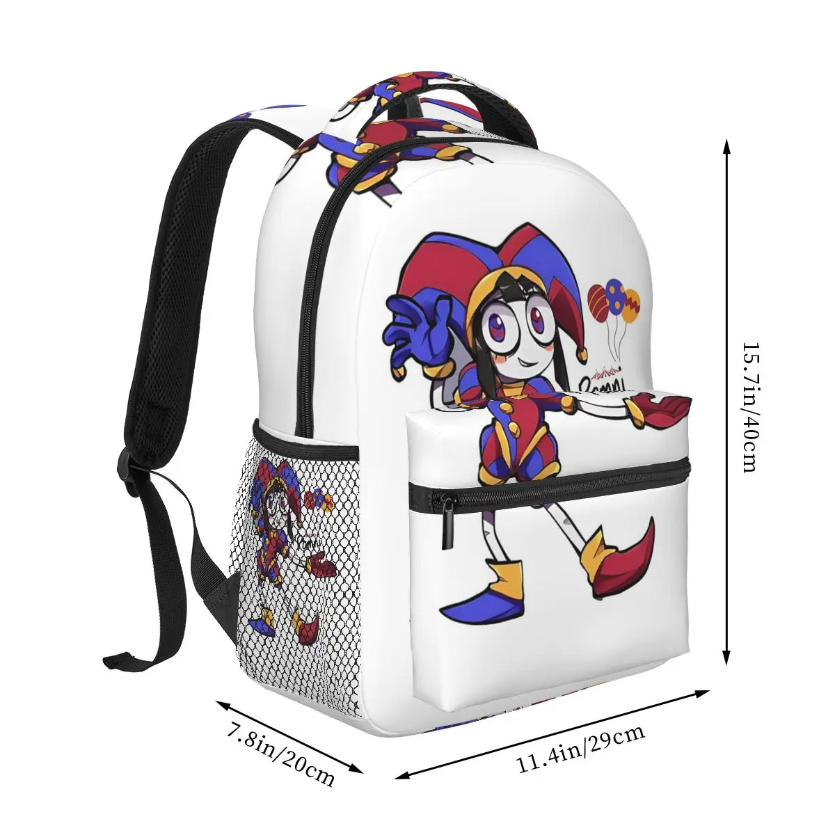 The Amazing Digital Circus Funny Backpacks Boys Girls Bookbag Students School Bags Laptop Rucksack Shoulder Bag Large Capacity