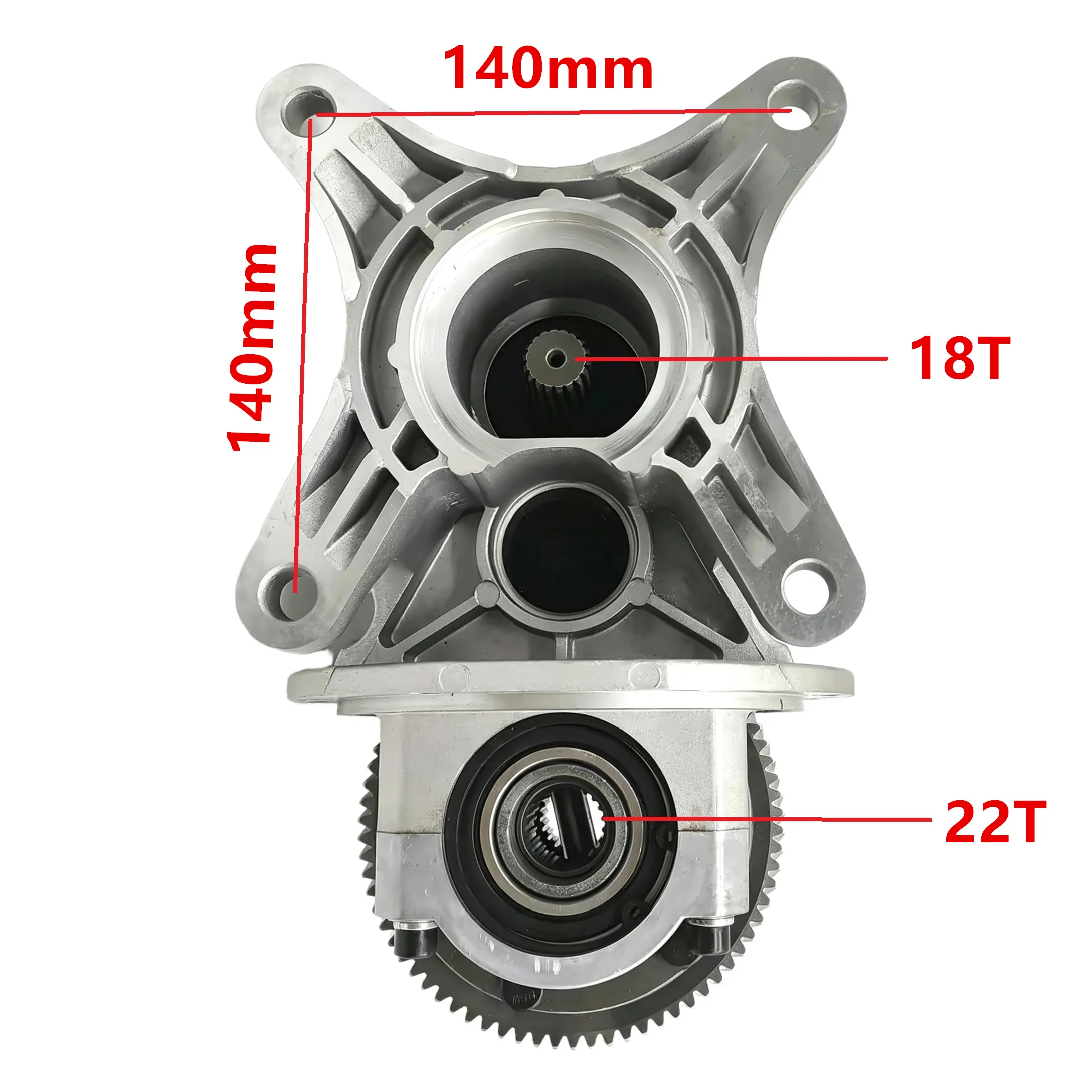 4 Hole A9 Integrated Differential Gearbox For S1U8 D50 D70 D80 Brushless motor Electric Car Truck Axle Differential Reducer