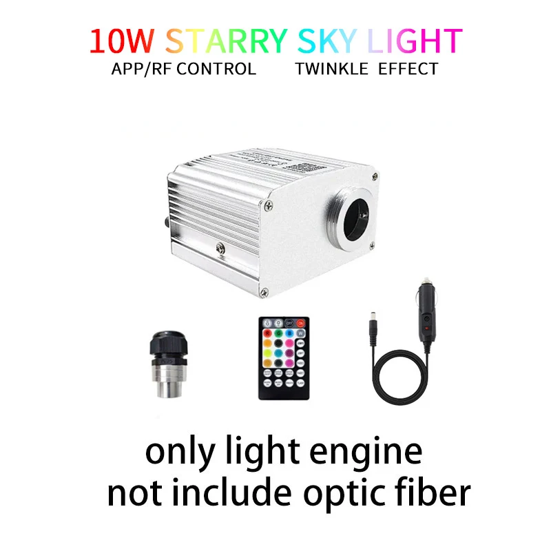 10w Twinkle Car Starry Sky  Light interior Ceiling Lights Auto Accessories LED Roof Star Night light Fiber Optic Light