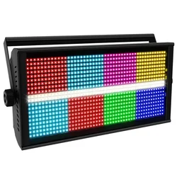 8+8 segment RGB & white strobe 960pcs LED wash effect panel light dj wedding club bar party dmx512 strobe light Stage light show