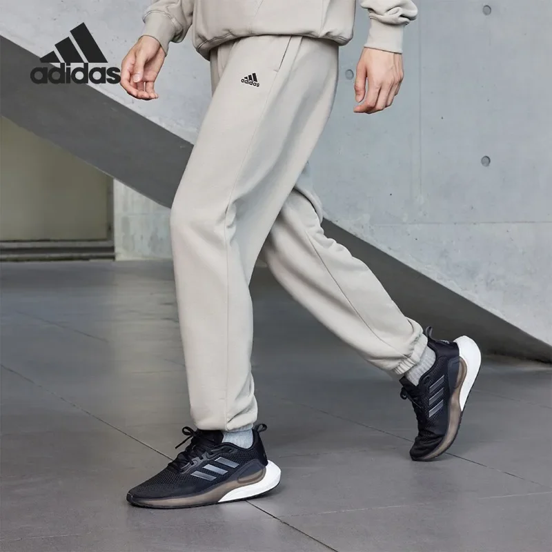 Adidas Wind Resistant Adjustable Waist Track Cut Slant Pockets Outdoor Long TrousersIV7591