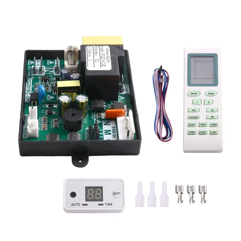 [B24B!】 PG201KC-D A/C Air Conditioner Control Board With Display For Fixed-Frequency Wall-Mounted Units Only