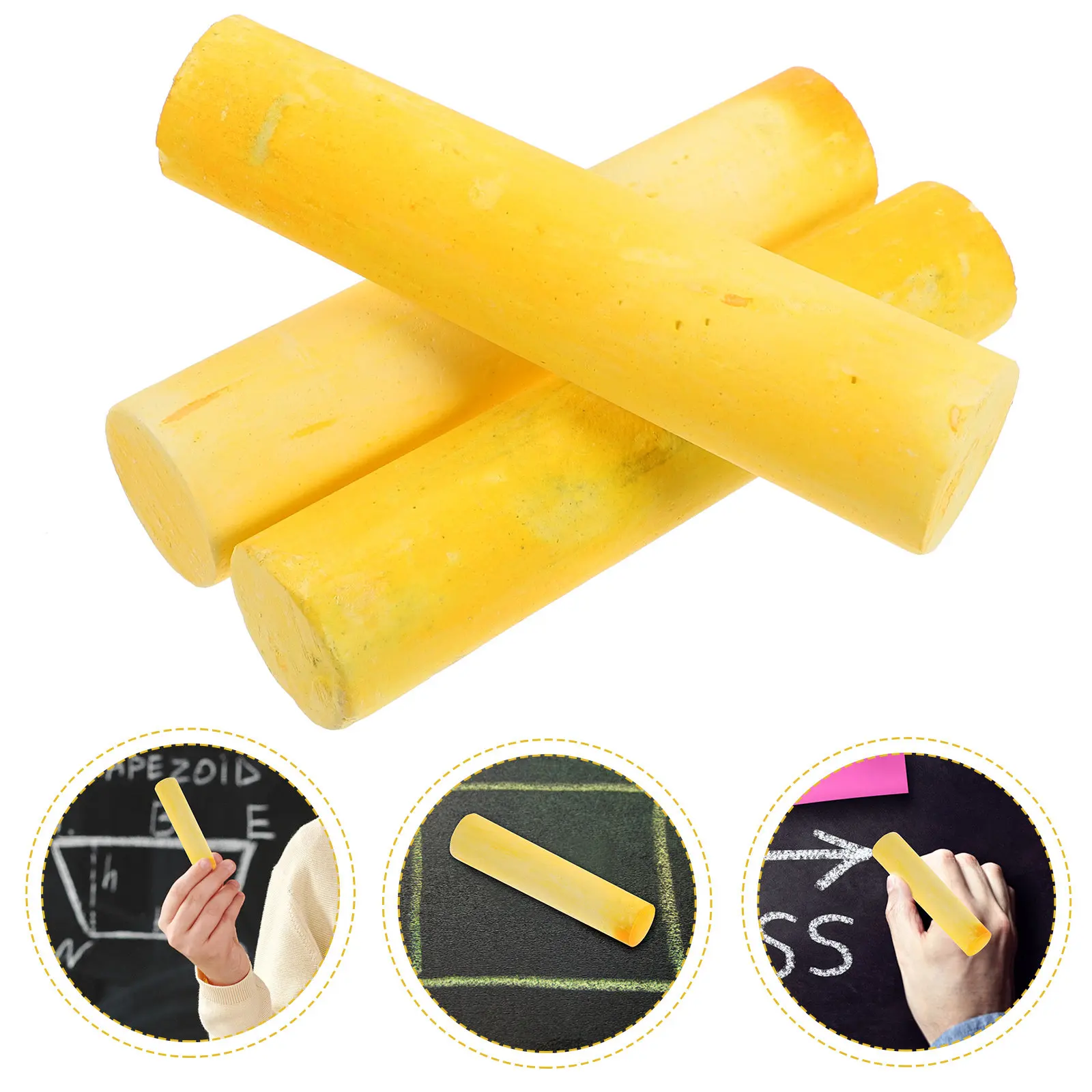 

40Pcs Multi-Function Children Chalk Jumbo Size Washable for Outdoor Indoor Use on Pavement Wall Wood Board School Kindergarten