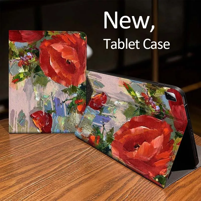 

Яркий чехол-букет с цветами для планшетов Xiaomi Mi Redmi Pad 2, 4, 5, 7S, 6S, 6, 7, 8 Plus, SE, Pro, K 2025, 8.7, 11 дюймов