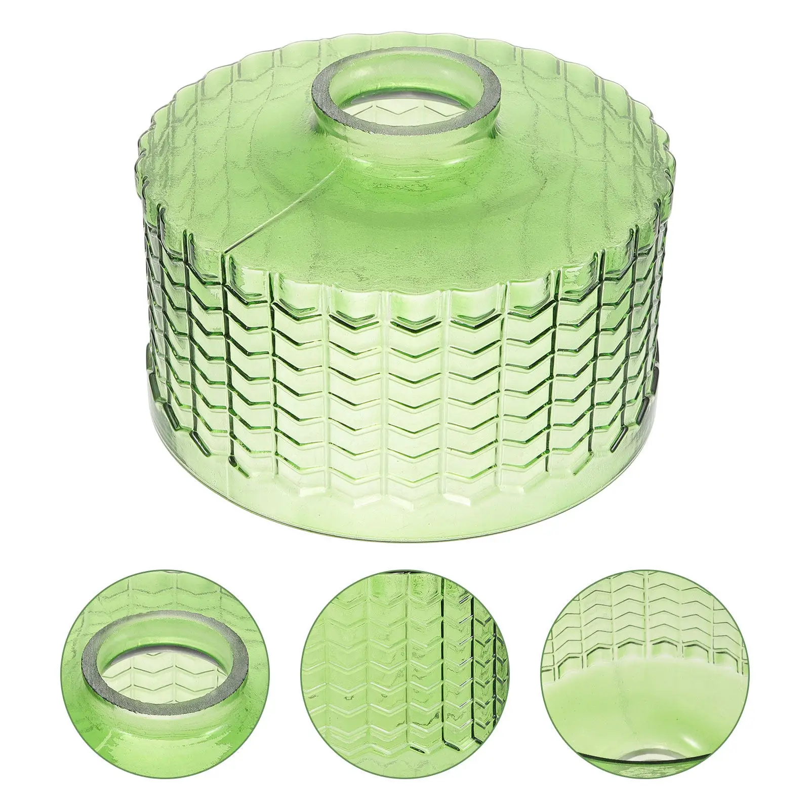 

Прочный стеклянный подвесной светильник-абажур с элегантным полосатым узором для современного домашнего декора, для использования в качестве подвесного светильника