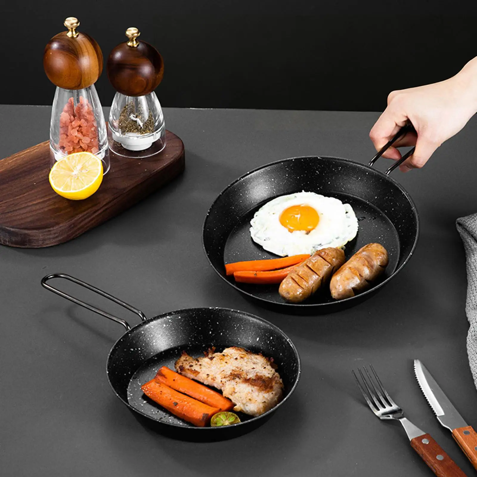 

Durable Stainless Steel Folding Camping Fry Pan Lightweight Outdoor Skillet Portable Cooking Pan for Hiking Kitchen