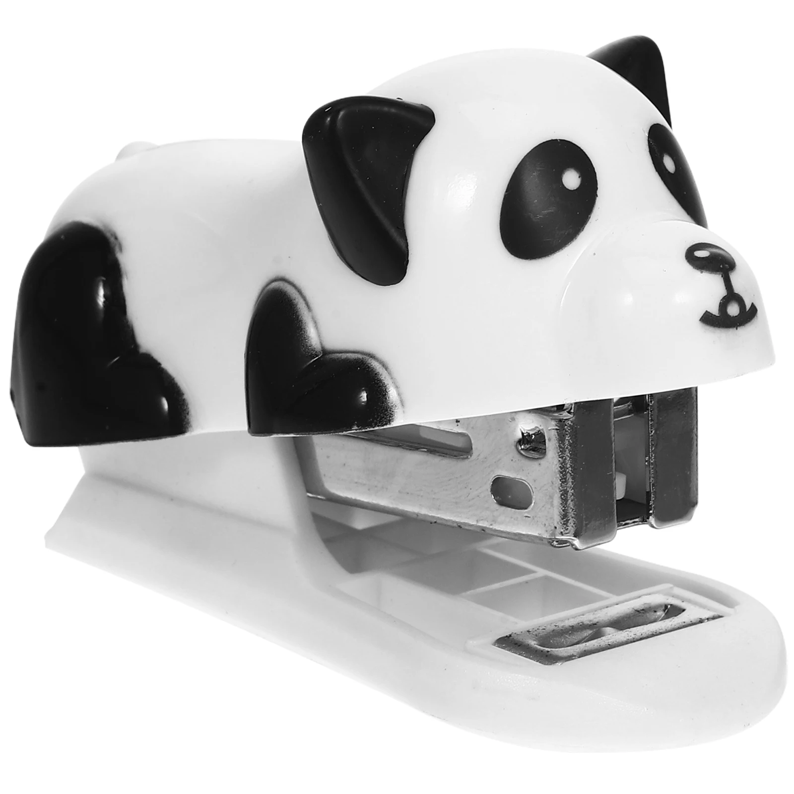 

Handheld Mini Stapler Panda Design Compact Plastic Office Cartoon Stationery Portable Desk Aesthetic Small Manual Student Use
