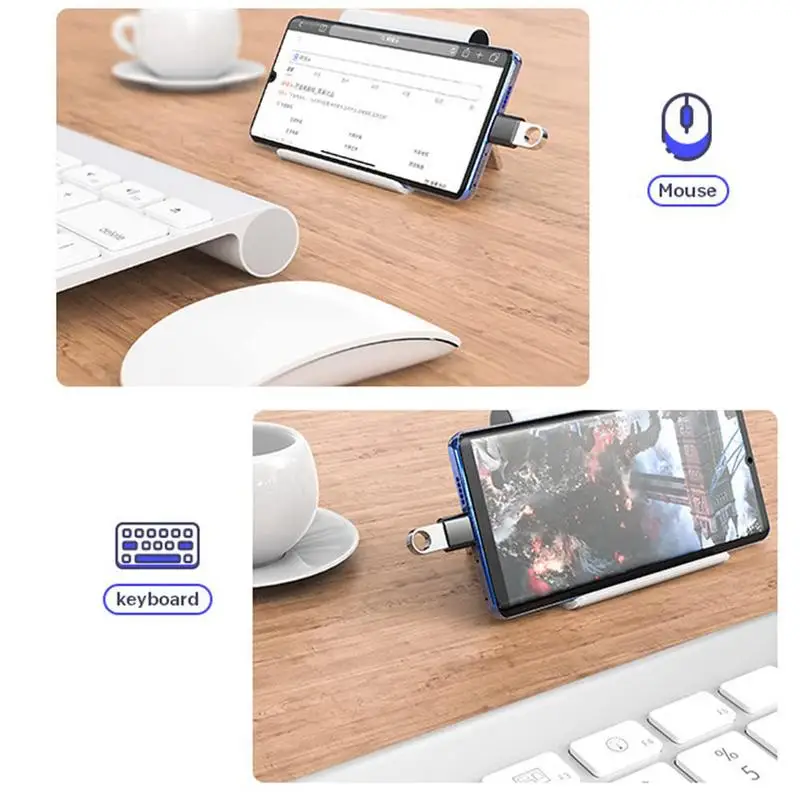 ل Otg نوع C إلى USB محول نوع C ذكر إلى USB أنثى محول إكسسوارات السفر تبديد الحرارة الجيدة الأدوات الصغيرة ل