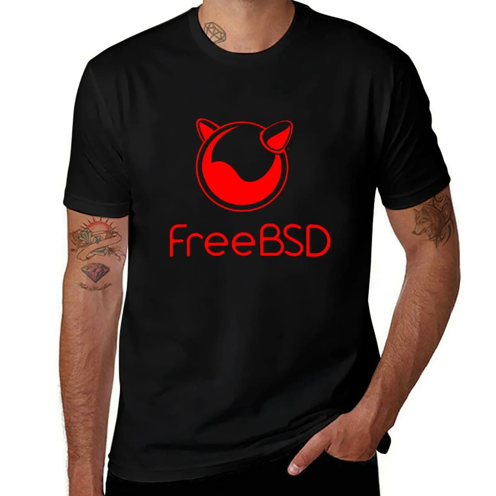 

FreeBSD T-Shirt mens graphic t shirts t shirt custom print T-Shirt