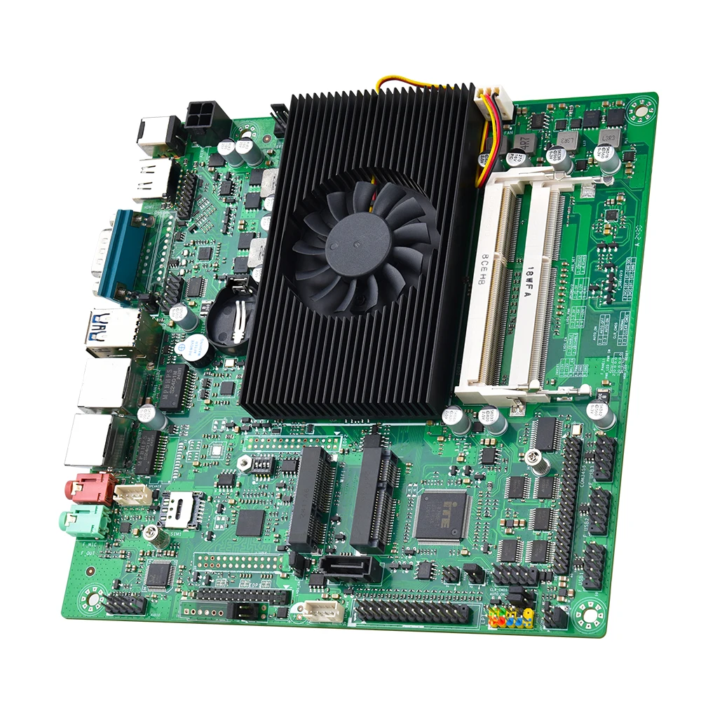 ITX 4568 i5 5200U Industrial Motherboard DDR3 16G 5th Gen CPU 5200 Desktop Mainboard MSATA 3.0 VGA MPCIE Dual LAN Gigabyte board