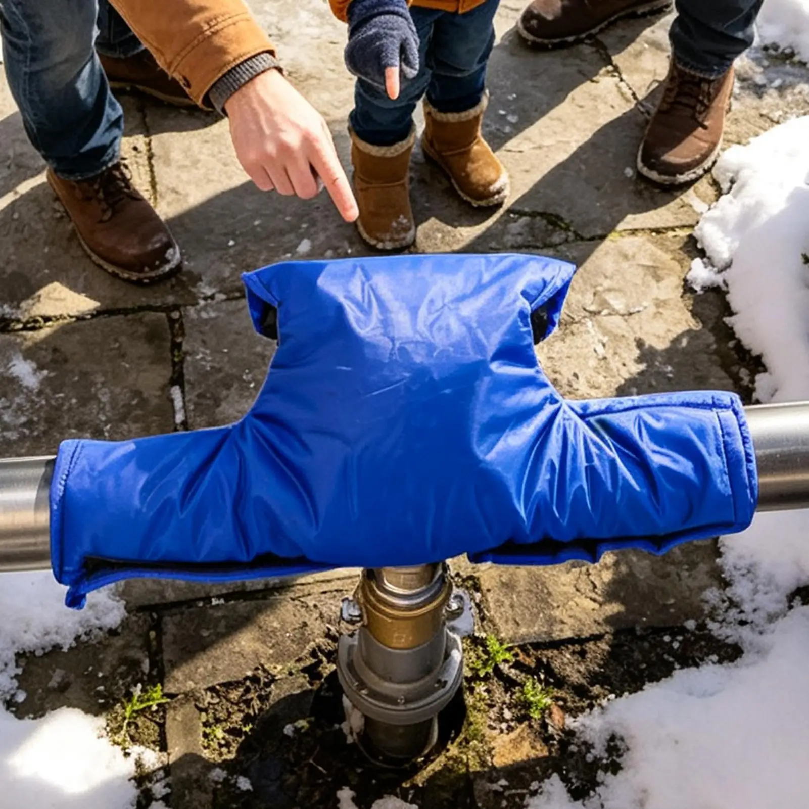 Winter Water Meter Sprinkler Insulated Cover Easily Mounted Removable Cover For Outdoor Winter Pipe Freeze Protection Cover