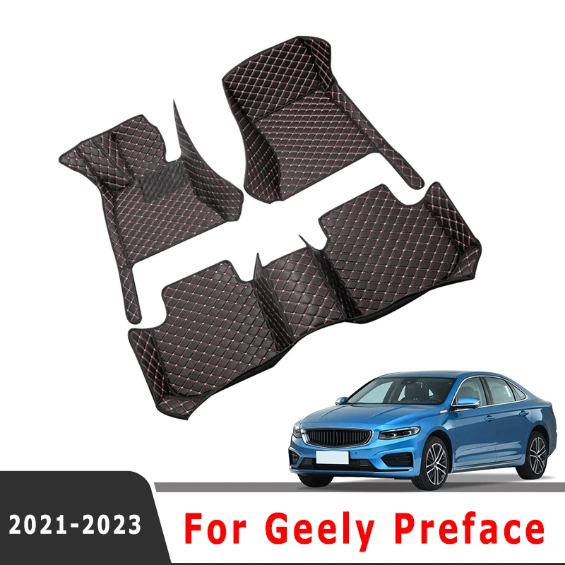 

Carpets For Geely Preface 2023 2022 2021 Car Floor Mats Auto Parts Foot Pads Accessories Interior Waterproof Product Automobiles