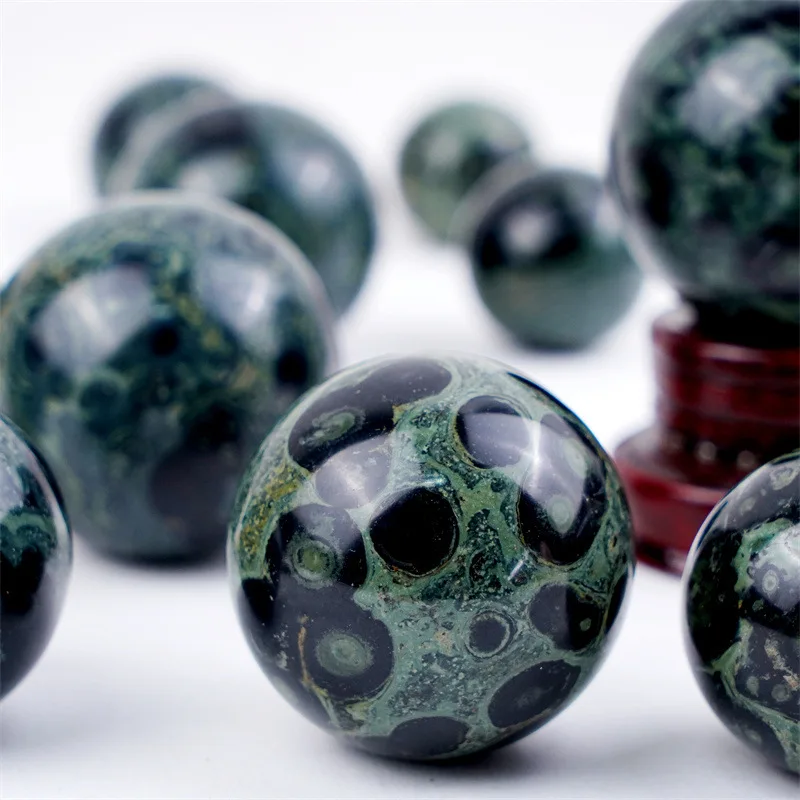 1PC Natural Kambaba Jasper Sphere Polished Crystal Ball Energy Healing Stone Home Decoration Gift