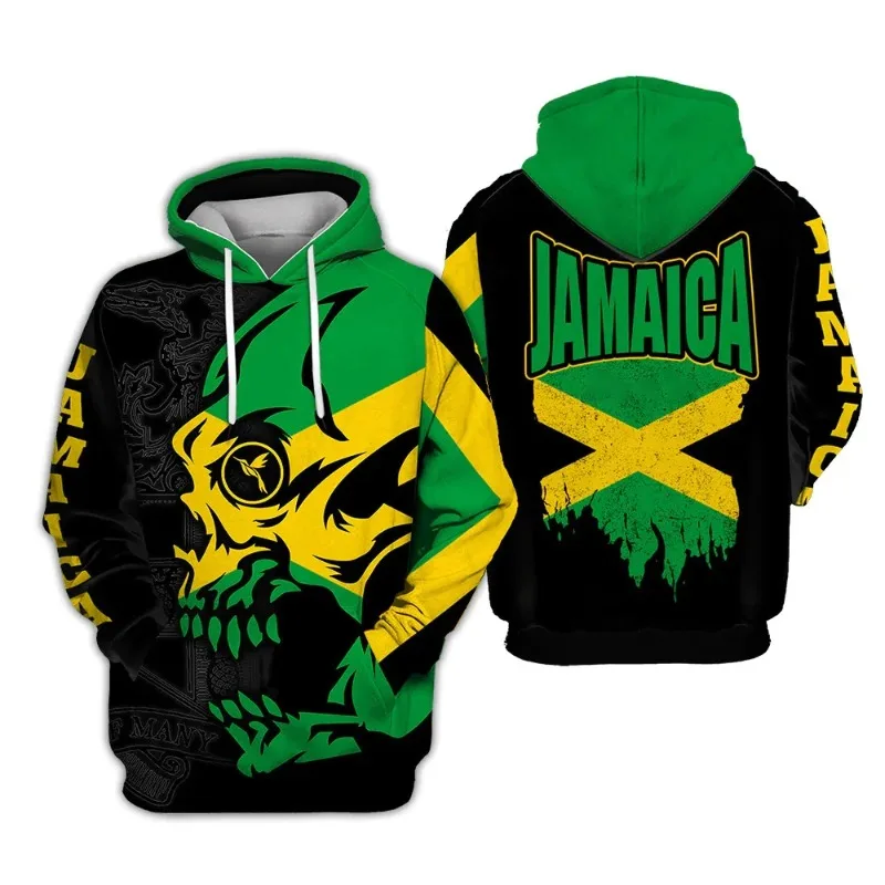 JAMAICA COUNTRY FLAG Reggae Bob Marley 3D Print Unisex Hoodie Men Sweatshirt Streetwear Zip Pullover Casual Jacket Tracksuits