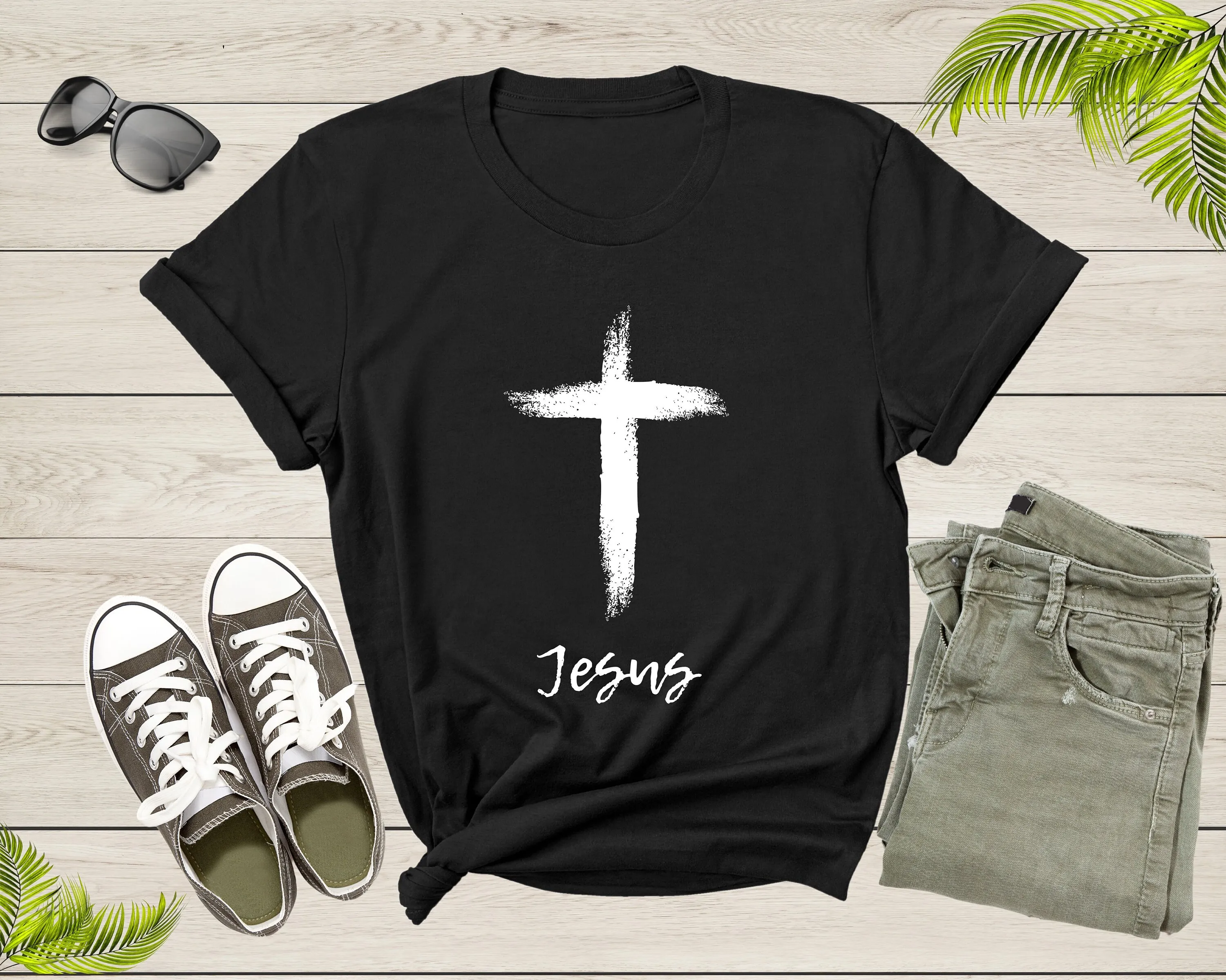 Jesus Christ Crucifixion Religious Cross Symbol Crucifix T Shirt Lover Priest For Boys Girls Shirtns