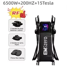 Professionele Ultra Pro Sculpting RF Vetverbranding & Spieropbouw Machine ABS Spier Stimulator EMS Lichaamsafslanking Spierversteviging - afbeelding 1