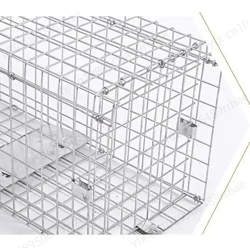 Foldable Reusable Humane Live Animal Trap for Small Dogs Raccoons Cats Groundhogs Opossums Fox Super Large 1-Door Mousetrap