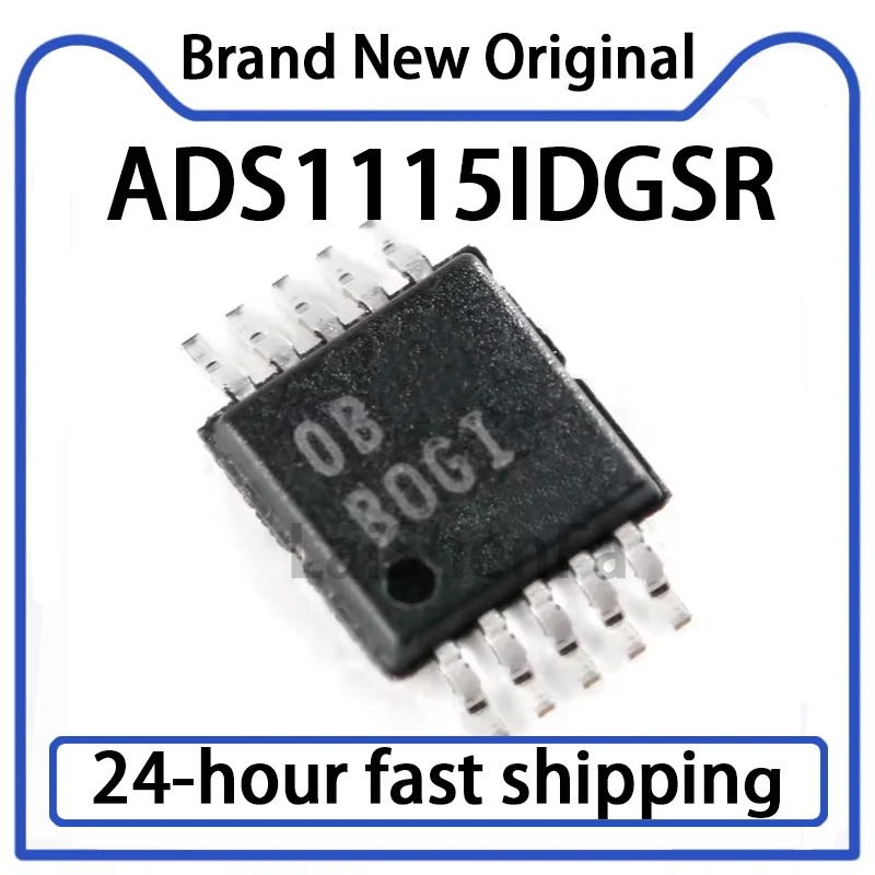 1PCS ADS1115IDGSR Package VSSOP-10 16 Bit Analog-to-digital Converter Chip IC Original in Stock