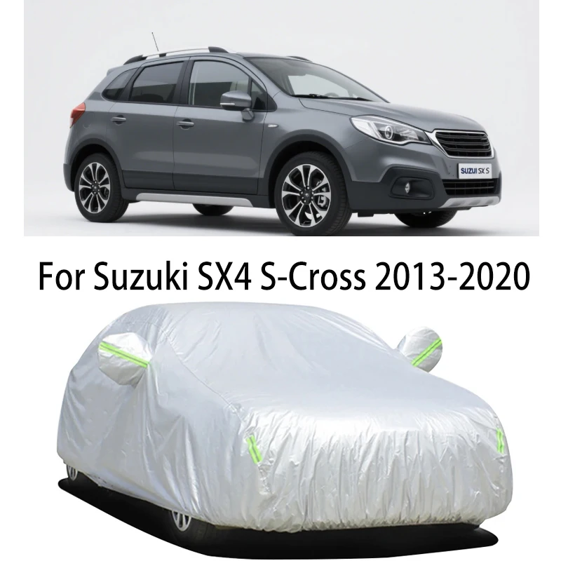

Car Cover Protection Sunscreen Heat Insulation Dust Resistant Scratch For Suzuki SX4 S-Cross 2013-2020 Car Exterior Accessories