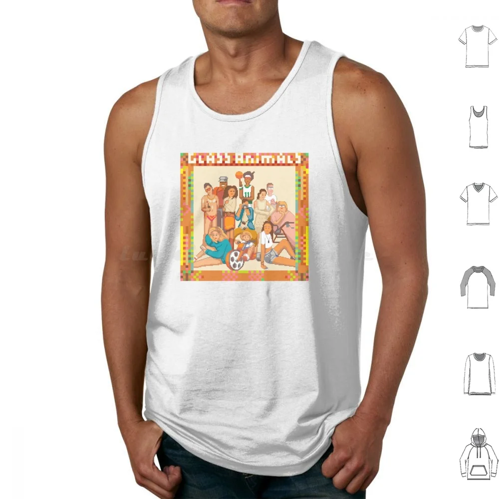 Animals Glass Tank Tops Print Cotton Glass Animals Glass Animals How To Be A Human Being Htbahb How Human Being Human