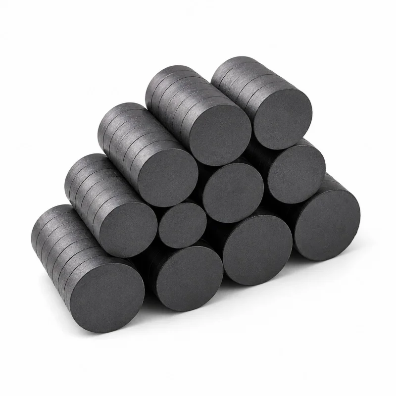 Schwarzer Starker Magnet 10x3 12x3 15x3 18x3mm Runder Schwarzer Kühlschrank-Ferritmagnet Permanenter Magnetischer Scheibenmagnet Lautsprechermagnete Hardware – Detail 8