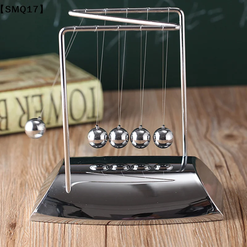 Z Newton Cradle Pendulum Ball Physics Science Pendulum Steel Balance Table Decor【SMQ】