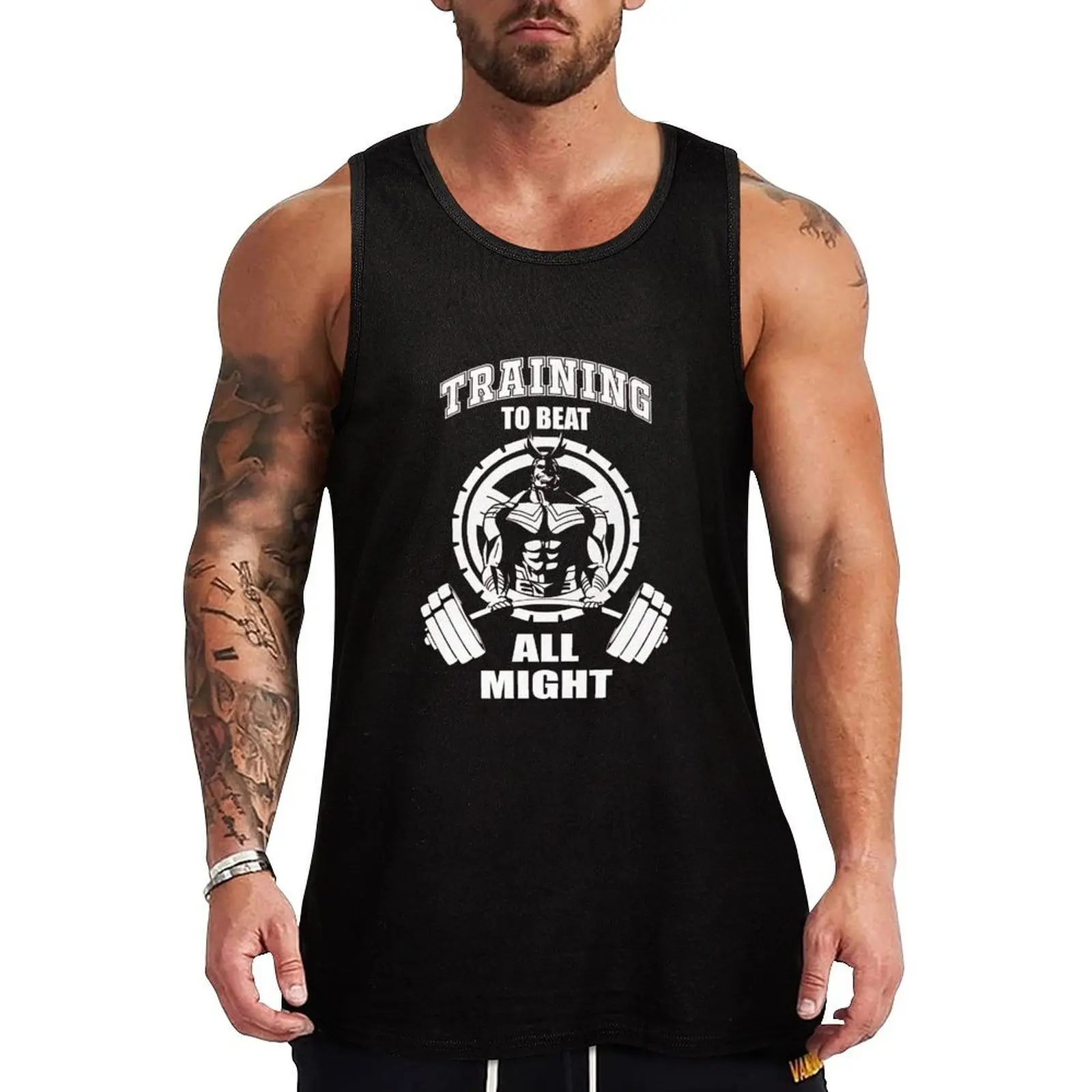 

Training to be All Might Tank Top gym clothes men Men's singlets Men's fitness t-shirt Men's sleeveless