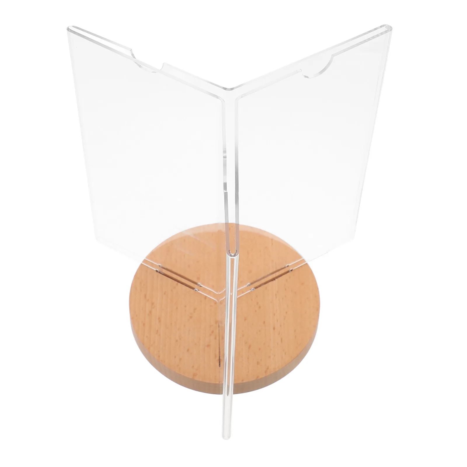 six-side-rotatable-acrylic-menu-stand-stable-base-desktop-advertising-display-holder-for-menus-brochures-tabletop-sign-holder