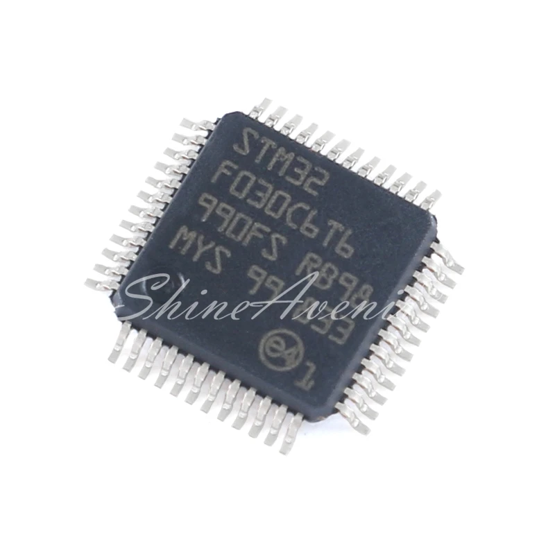10PCS STM32F030C6T6 STM32F030C8T6 STM32F030CCT6 STM32F042C6T6 STM32F051C8T6 STM32F070CBT6 LQFP-48 New Original