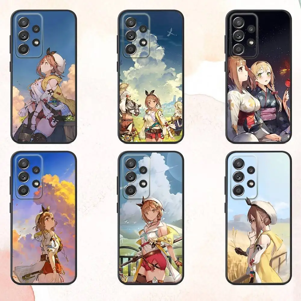 

Game A-Atelier Ryza Phone Case For Samsung S25,S24,S21,S22,S23,S30,Ultra,S20,Plus,Fe,Lite,Note,10,9,5G Black Cover