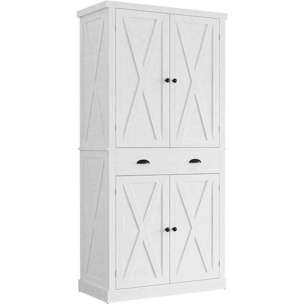 Kitchen Pantry Storage Cabinet 72