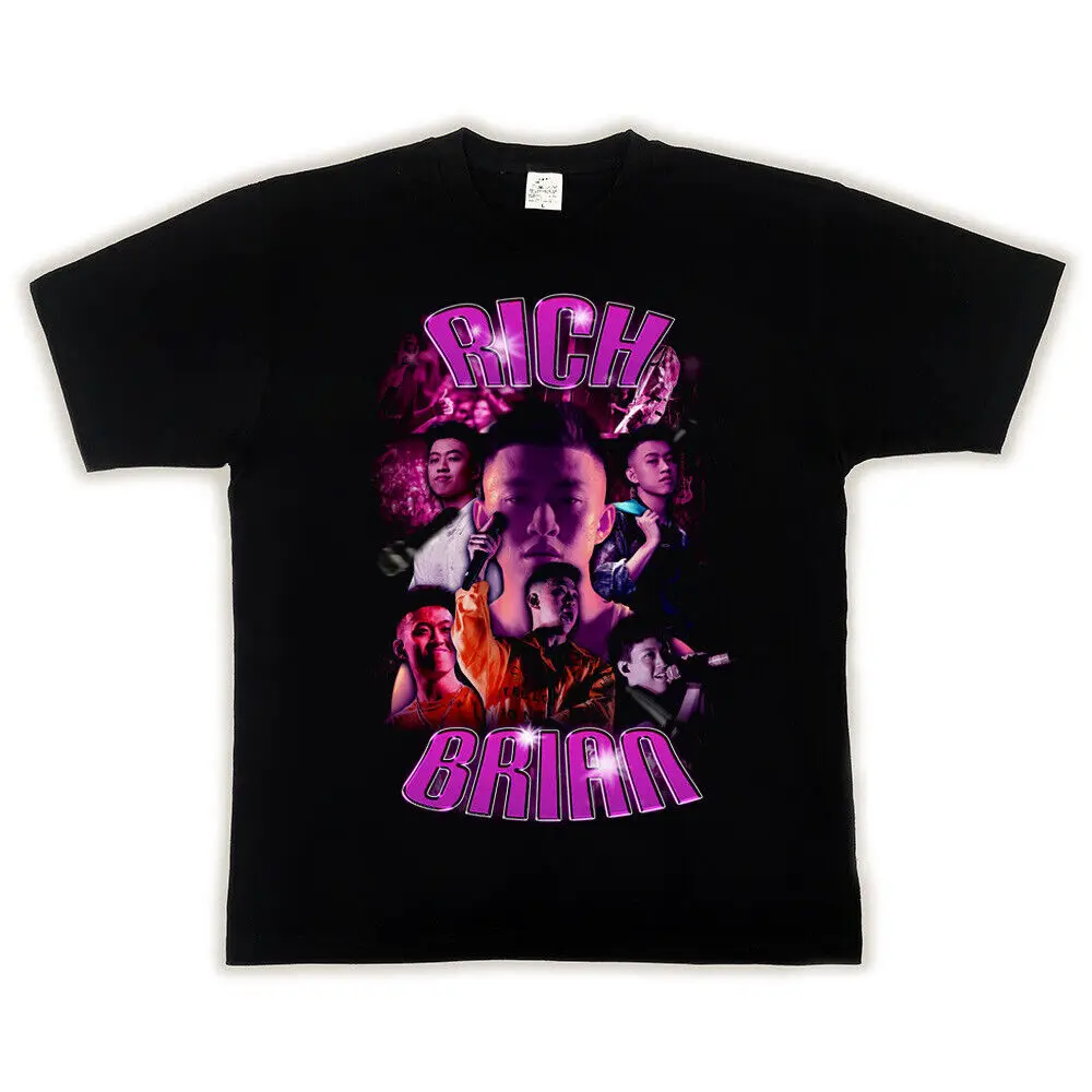 RICH BRIAN NIKI hip-hop rap cotton printed short sleeve T-shirt unisex