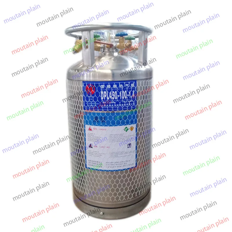 80 L Fish Truck Liquid Oxygen Tank 100 L Laser Cutting Liquid Argon Tank 304 Stainless Steel Dewar Flask Storage Tank