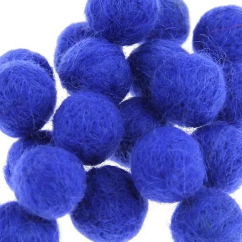 Round Wool Felt Balls for Girls, Pom Poms, Party Supplies, Wedding Decoration, DIY Accessories, 30mm, 10 Pcs