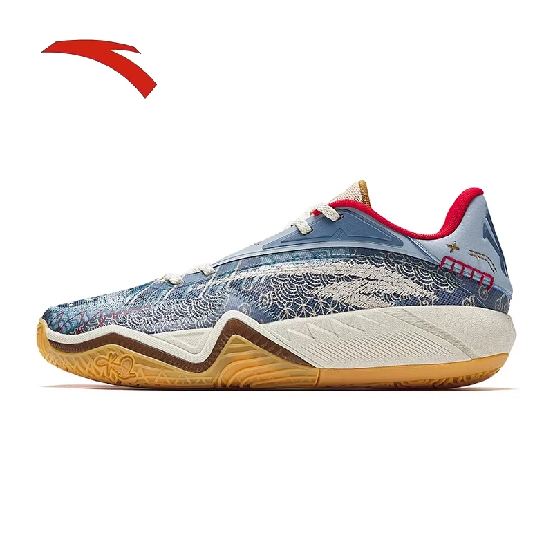 ANTA OUWEN 3TH Men's craftsmanship basketball shoes, anti-slip and wear-resistant sports shoes