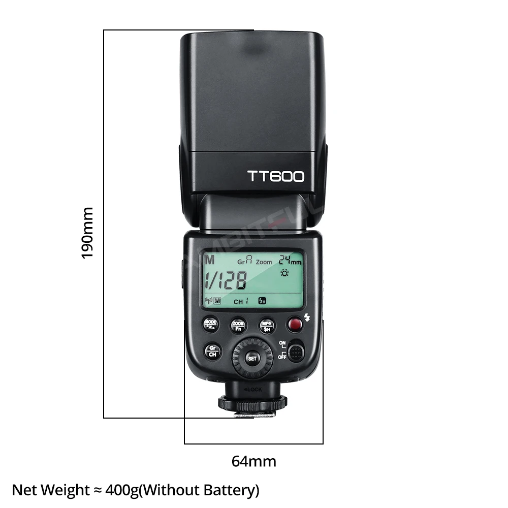 Godox TT600 2.4G Wireless Flash for Canon Nikon Sony