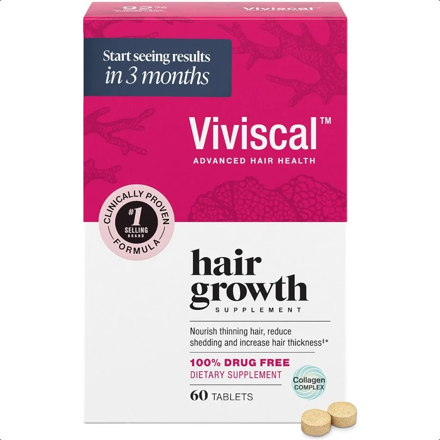 

Viviscal Hair Growth plements For Women For Thicker Fuller Hair Nourishes Thinning Loss With Proprietary Collagen Complex 60 Ta