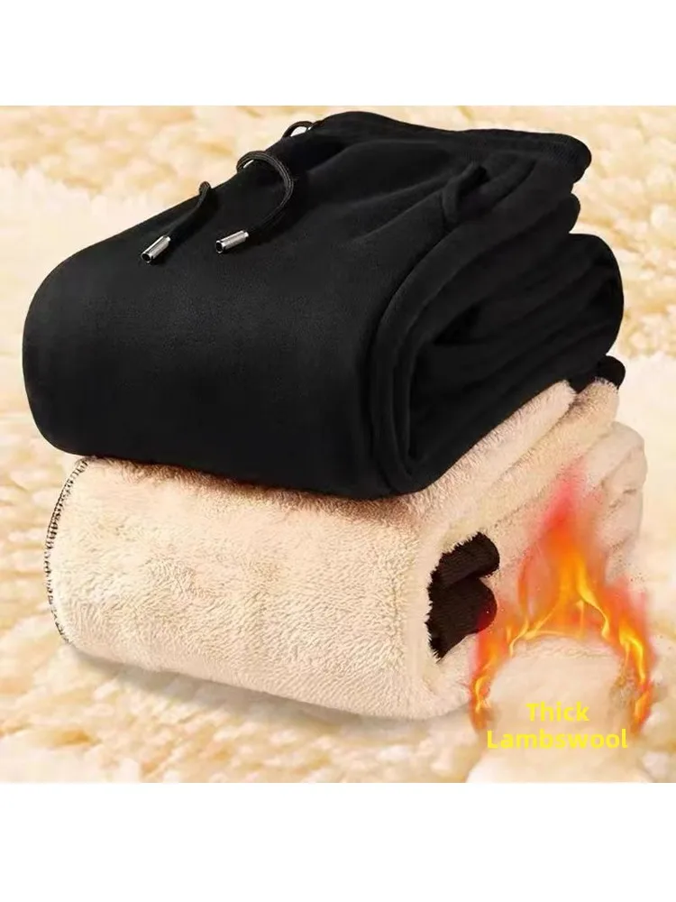 

Thiened Fce мужские повседневные спортивные длинные брюки осень-зима бархатные теплые хлопковые брюки с манжетами спортивные штаны длинные брюки