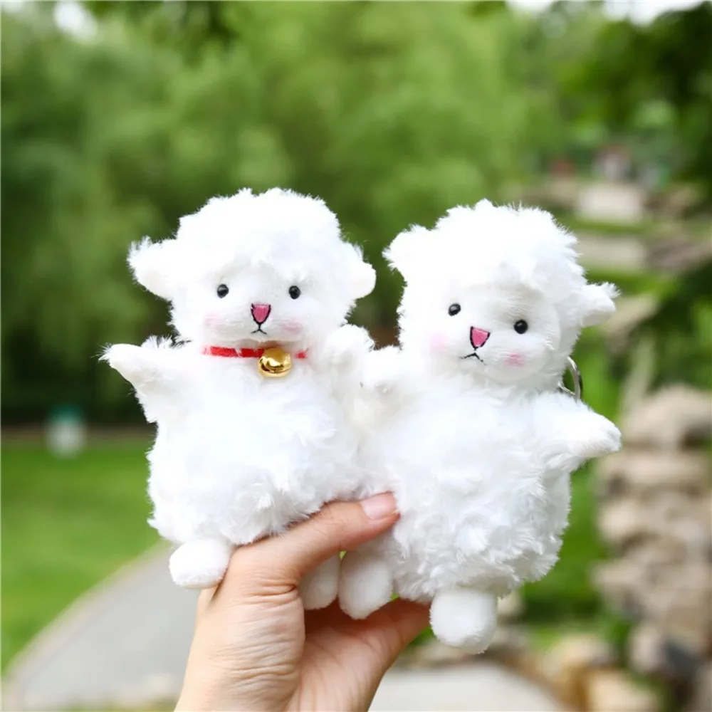 

New Plush Little Sheep Pendant Cute Stuffed Keychain Sheep Doll Bag Pendant Gifts