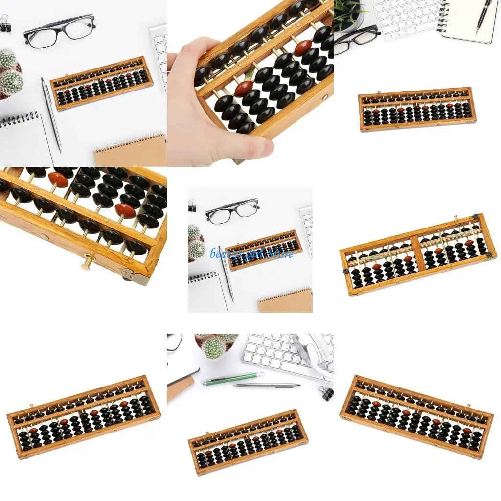 

C7AB Primary School Abacus 13 Rows Plastic Construction Math Teaching Instrument