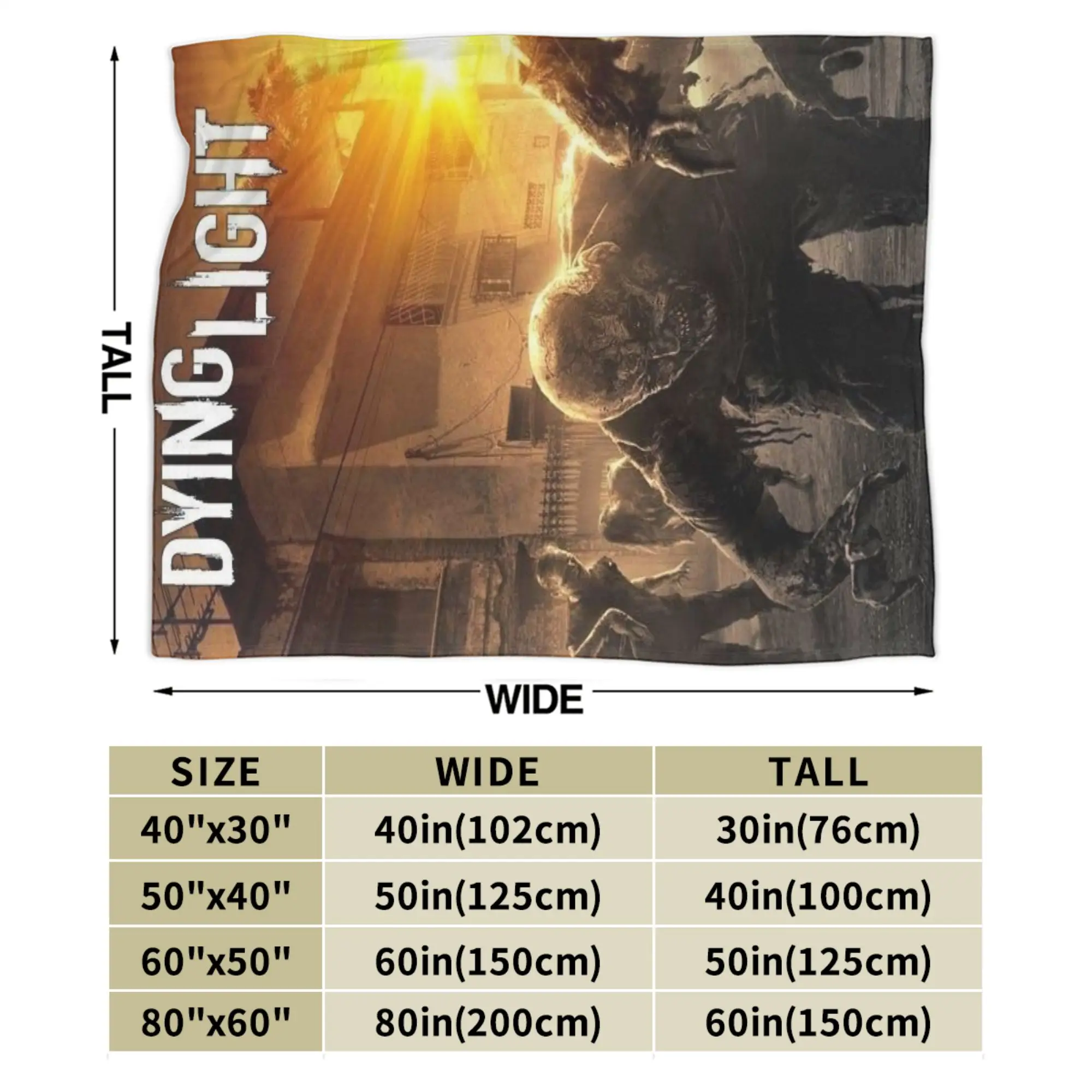 مريحة الموت الخفيفة الوحش لعبة بطانية الملحقات الفراش الزخرفية رمي بطانية مخملية فائقة النعومة للأريكة #5