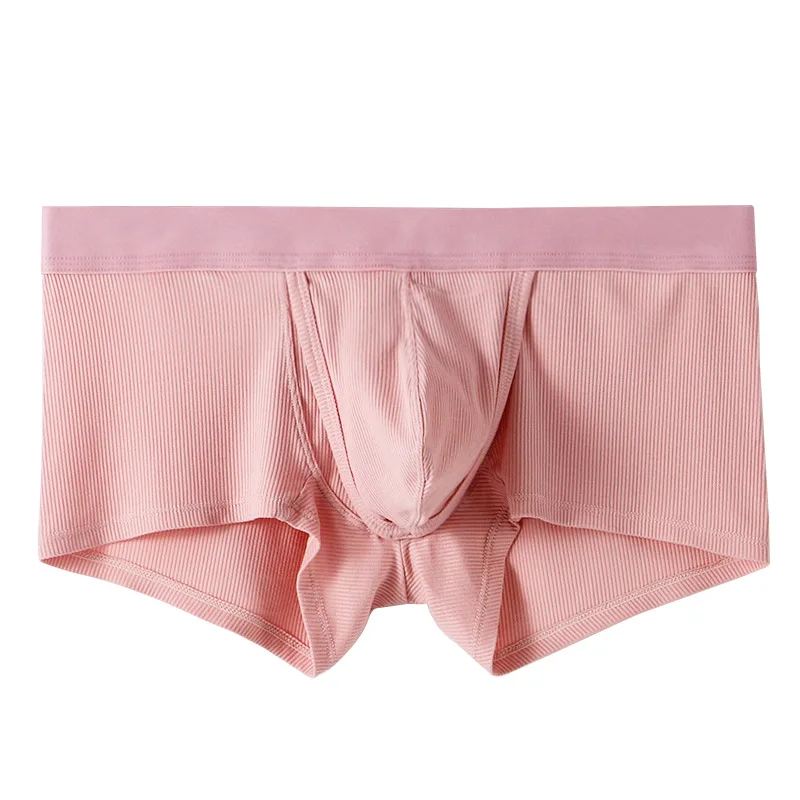 Men's Sexy Open Front Boxer Shorts Soft Penis Pouch Underwear Comfortable Breathable Modal Male Underpants