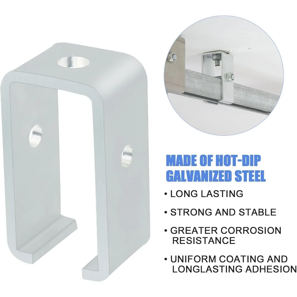 دعامة دعم متوسطة لشماعات قنوات تبختر 1-5/8، دعامة تعليق عالمية للدعم المتوسط