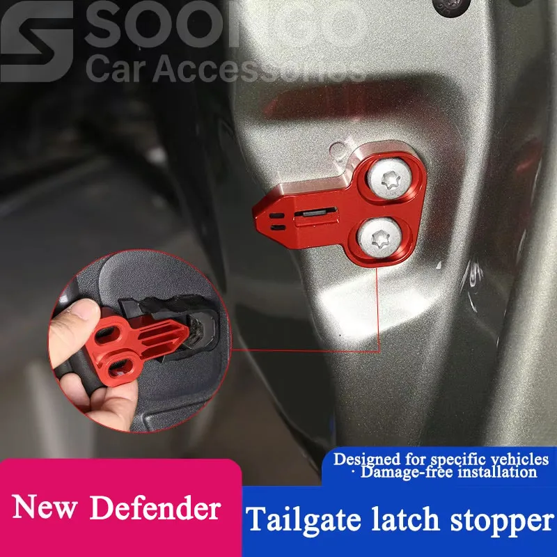 For Land Rover Defender 130/110/90 2020-2026 Car Tailgate Limiter Stopper Cover Trunk Door Anti Abnormal Noise Accessories