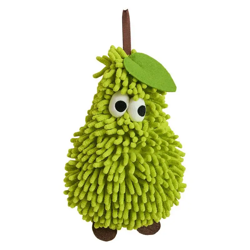 

Полотенце для рук для кухни и ванной комнаты, подвесная мочалка в форме банана/клубницы, салфетки из синели, мягкое впитывающее полотенце