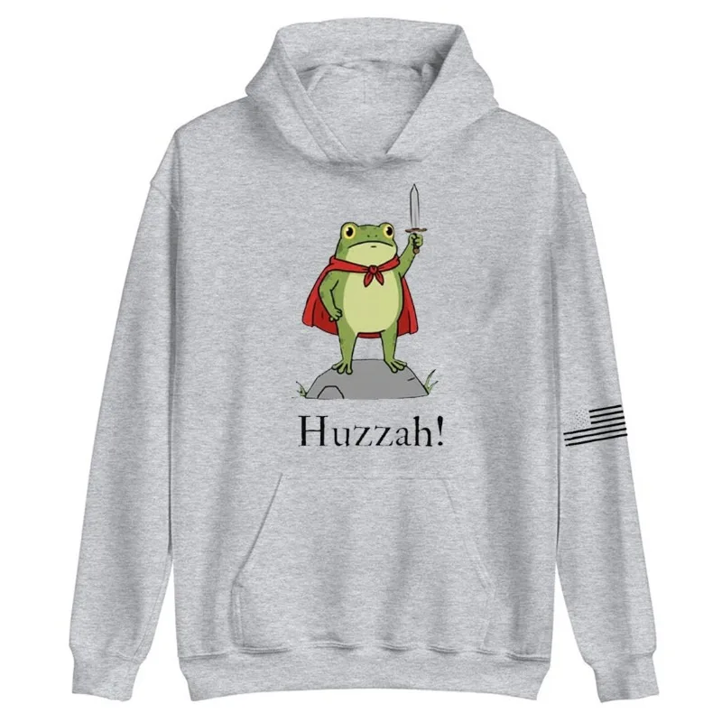 بورتلاند الضفدع هودي عادية طاقم الرقبة عادية موضة لينة مريحة ريترو كم طويل تصميم مخصص العديد من الألوان هودي القمم #2