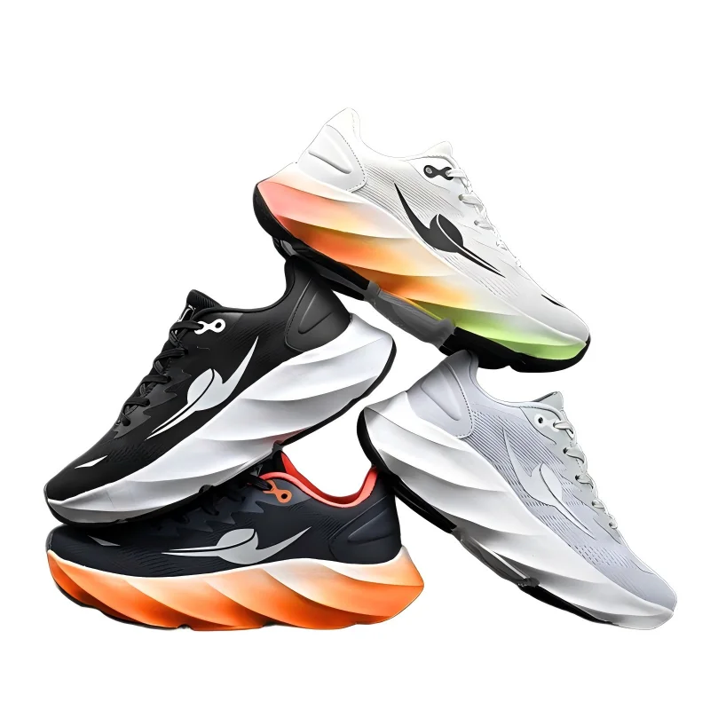 

Multi-color gradient pattern casual sports shoes - Breathable and lightweight sports shoes for both men and women