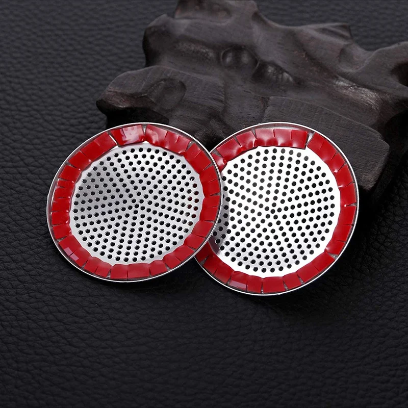 Обшивка для динамика приборной панели автомобиля, алюминиевый сплав для Land Rover Defender 90 110 130 2004-2016 для Jaguar XE XF