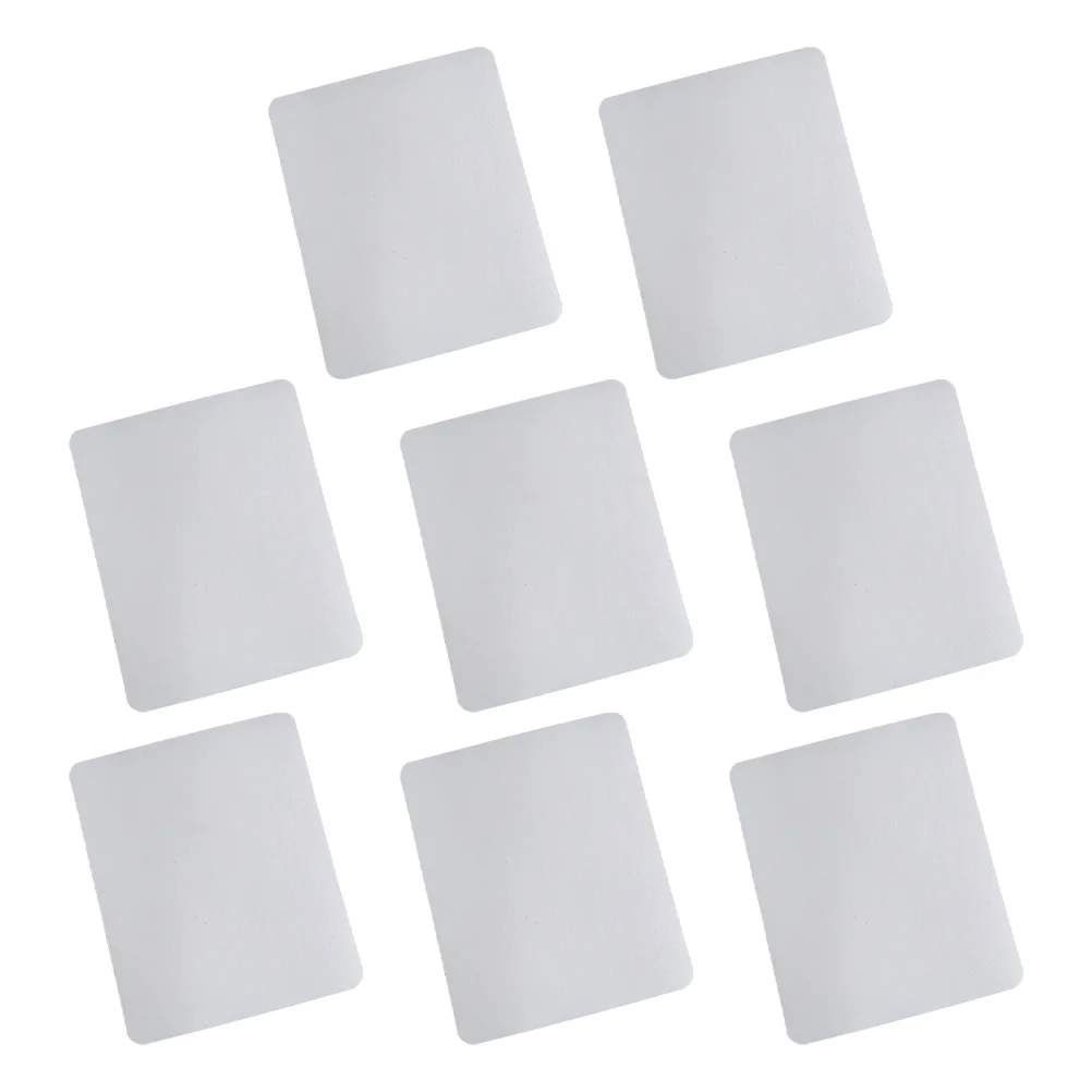 

8pcs Pad Non-woven Fabric Keyboard Mat Rubber Mouse Mat DIY White Smooth Blank Custom Gaming Computer Peripheral